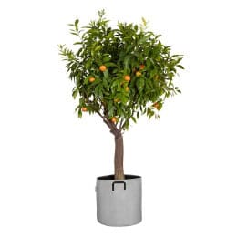 pot en tissu 50 litres gris
