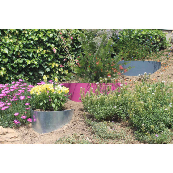 bordure de jardin pour terrain en pente