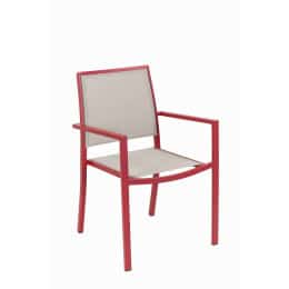 Table de jardin extensible en aluminium teck grisé