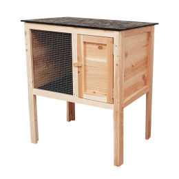 Clapier lapin exterieur en bois douglas français