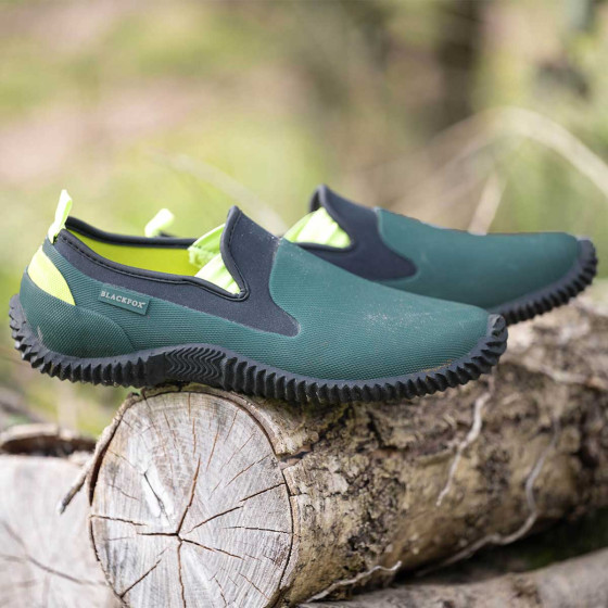 Chaussure de jardin en néoprène vert