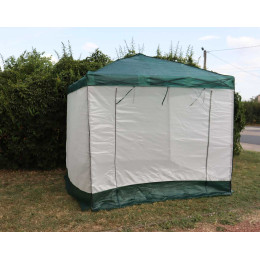 Bâche avec filet d'ombrage et filet anti insecte