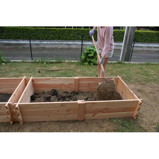 comment organiser un potager en rectangle