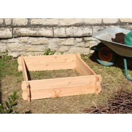 Carre potager bois non traité H 22 cm