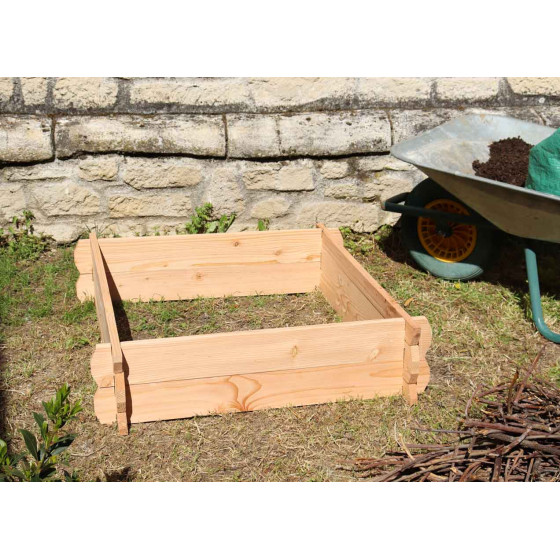 Carré potager en bois 22 cm de hauteur