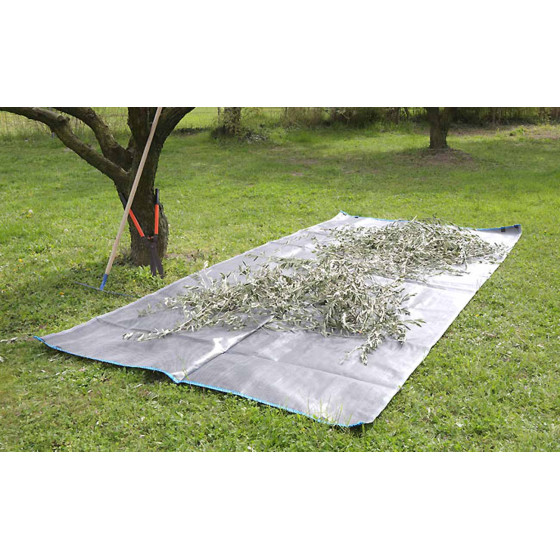 Bâche de ramassage déchet vert 2 m x 3,40 m ou 5 m