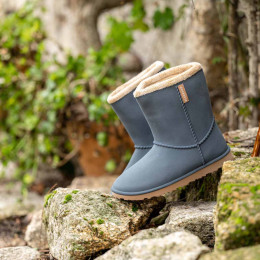 Bottes fourrées femme gris anthracite