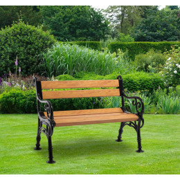 Banc de jardin 2 places en résine