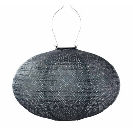 Lanterne solaire extérieur à suspendre forme ovale