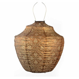 Lanterne solaire extérieur à suspendre forme de couronne