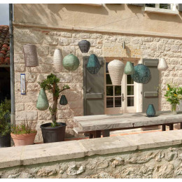 socle rond pour lanterne solaire