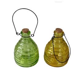 Piege a guepes en verre