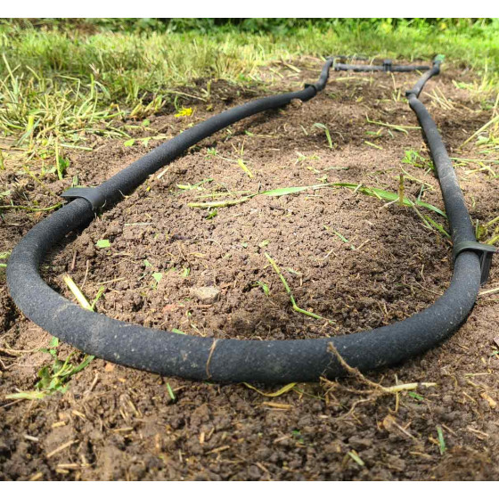 Tuyau microporeux pour l'arrosage du potager