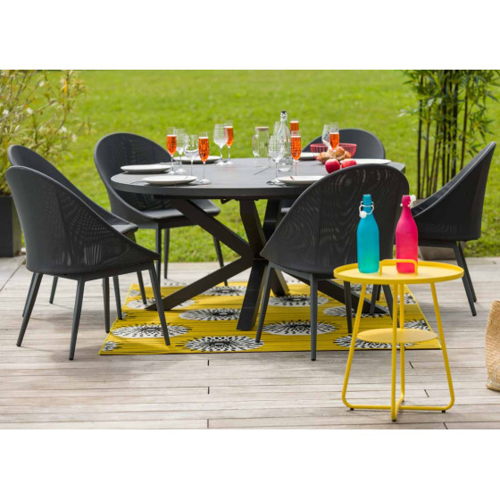 Ensemble table et fauteuil de jardin