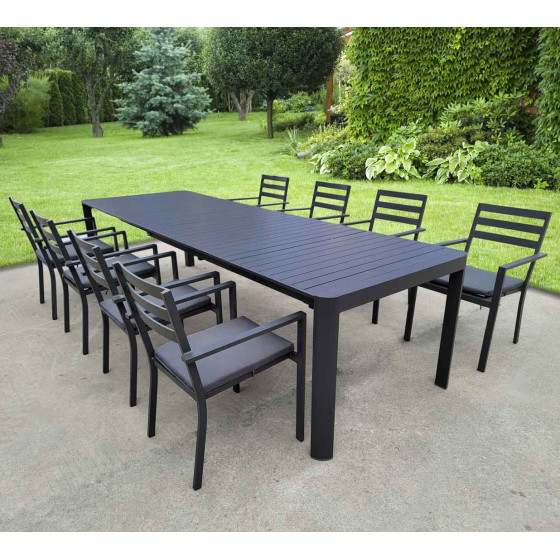 ensemble table de jardin fauteuil de jardin