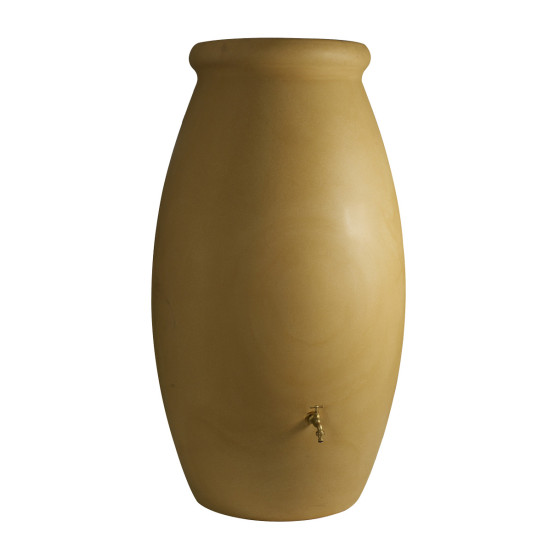récupérateur eau jarre 1000 L beige