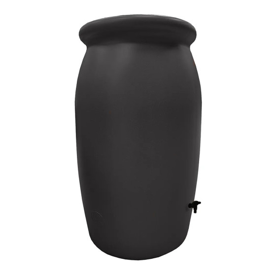 Recuperateur eau de pluie jarre 2000 litres gris anthracite