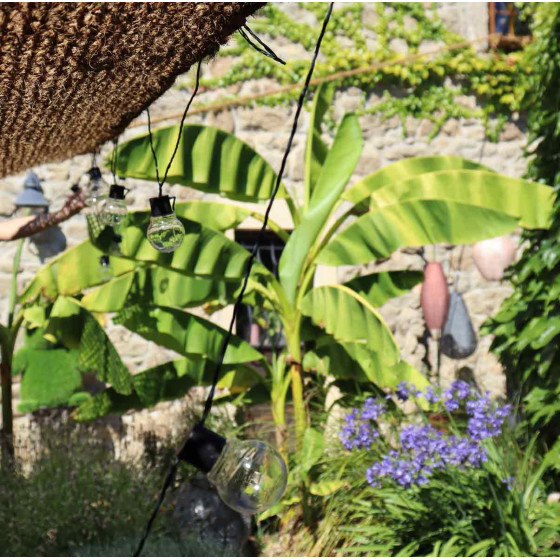 Grande guirlande solaire pour jardin