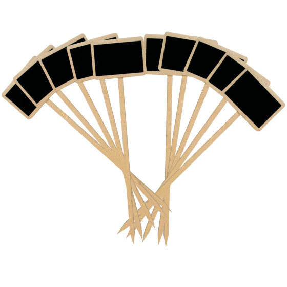 etiquette de jardin en bois a planter (les 10)