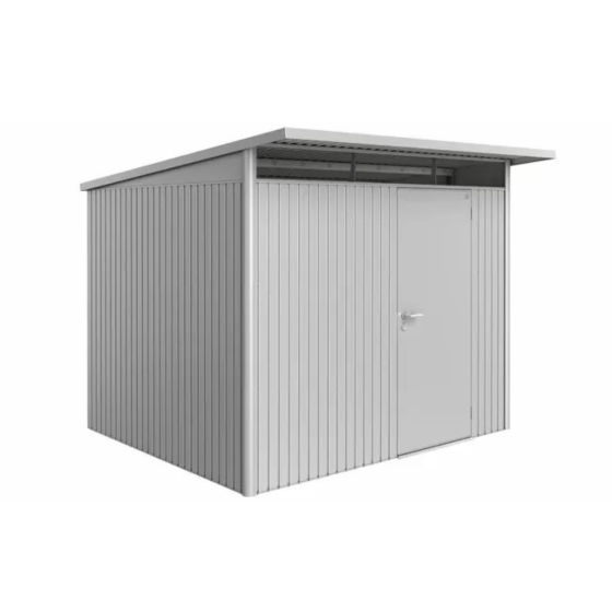 abri de jardin biohort AvantGarde 5,35 m² argent metallique