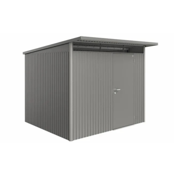 Abri de jardin biohort AvantGarde gris quartz metallique