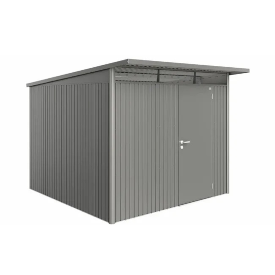Abri de jardin biohort AvantGarde 6,35 m² gris quartz metallique