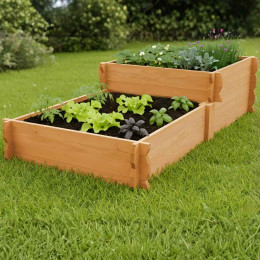carre potager escalier en bois douglas français