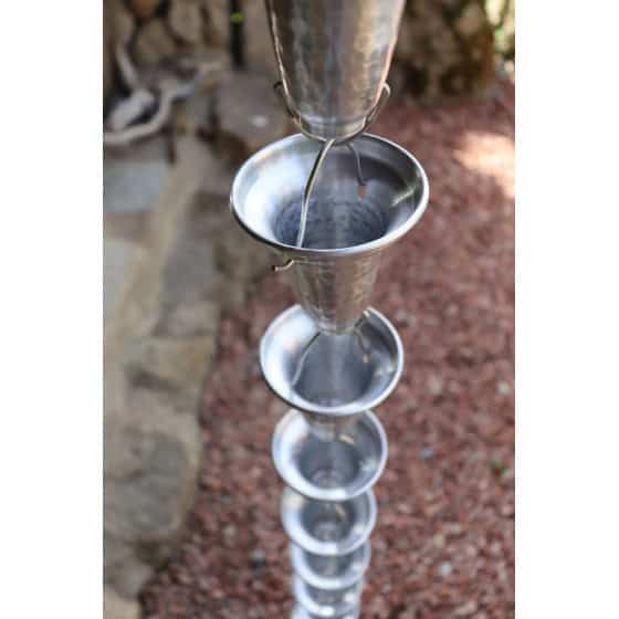 Chaine de gouttiere en aluminium garantie 10 ans