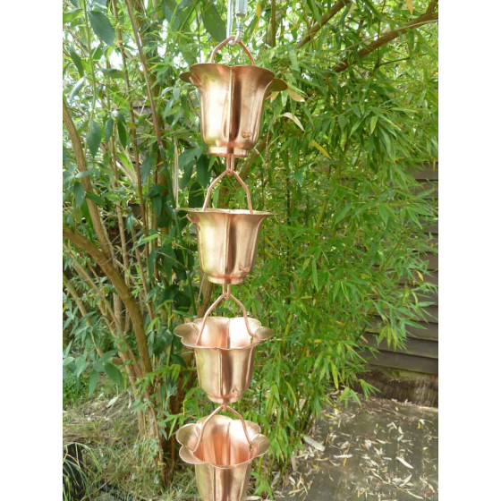 gouttiere japonaise en cuivre