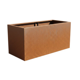 acier corten jardiniere Fabrication française