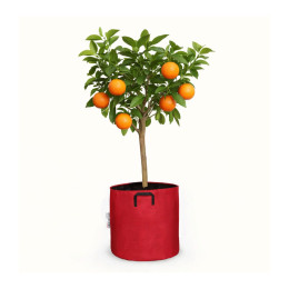 sac de plantation geotextile rouge 20l