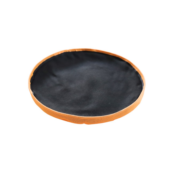 Soucoupe orange pour sac de plantation
