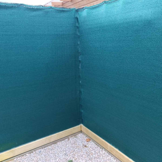 brise vue occultant vert