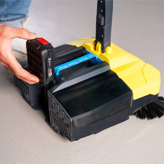 balayeuse sur batterie 18 V GLORIA