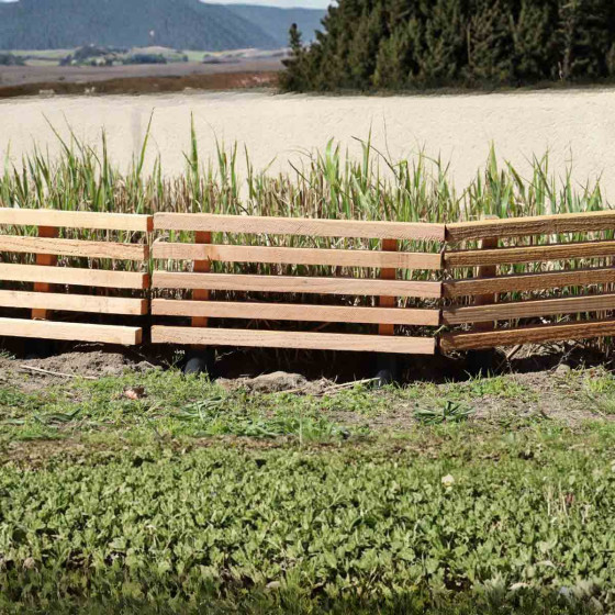 petite barriere en bois pour le jardin