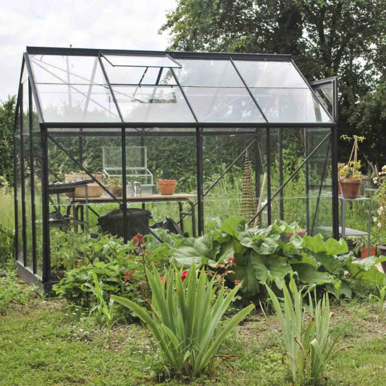 serre de jardin en verre