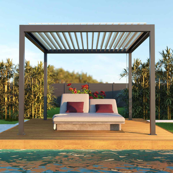 pergola aluminium bioclimatique haut de gamme