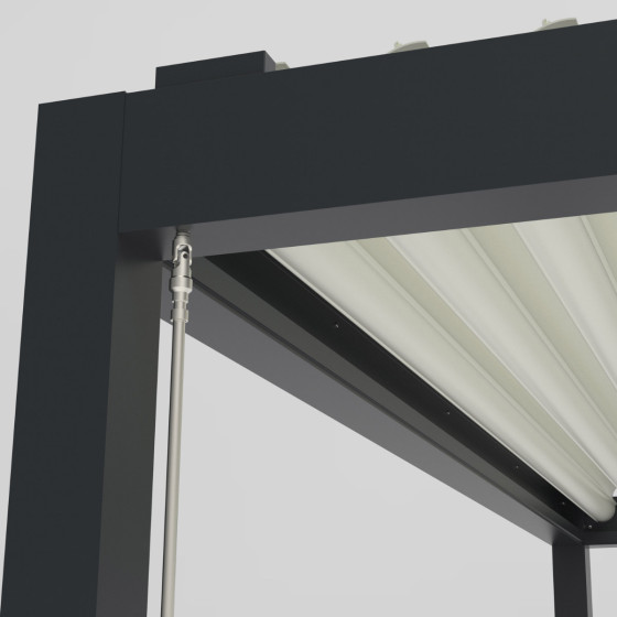 pergola bioclimatique aluminium manuelle