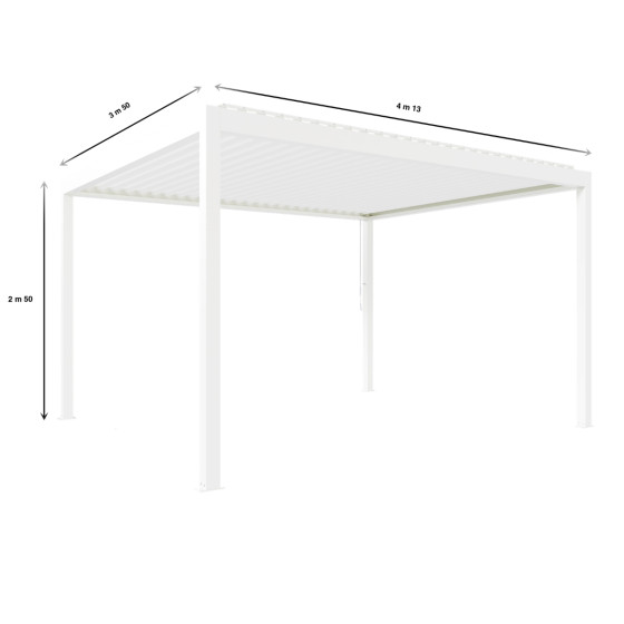 pergola autoportée bioclimatique