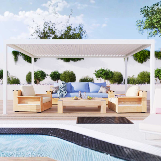 pergola bioclimatique aluminium