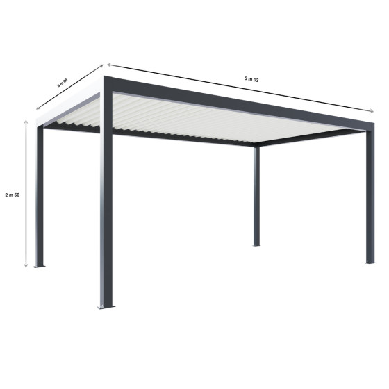 pergola bioclimatique motorisee