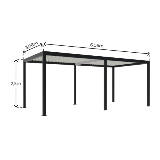 pergola aluminium bioclimatique
