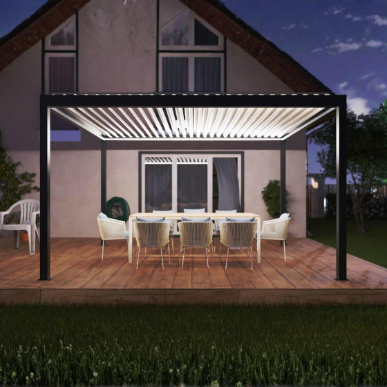 pergola bioclimatique autoportée