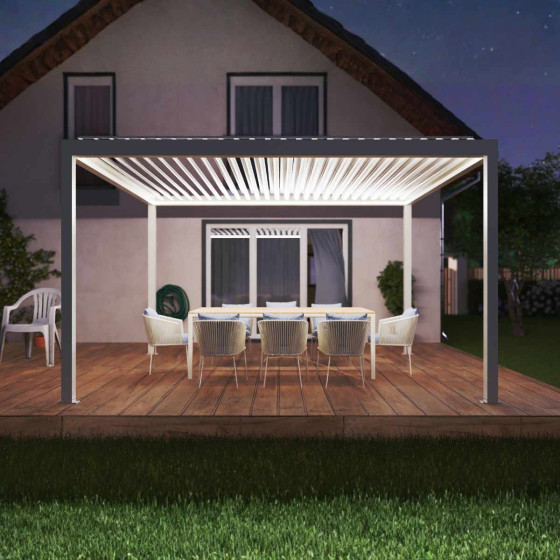 pergola bioclimatique autoportée