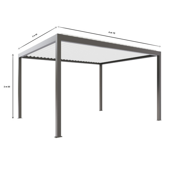 pergola bioclimatique autoportante