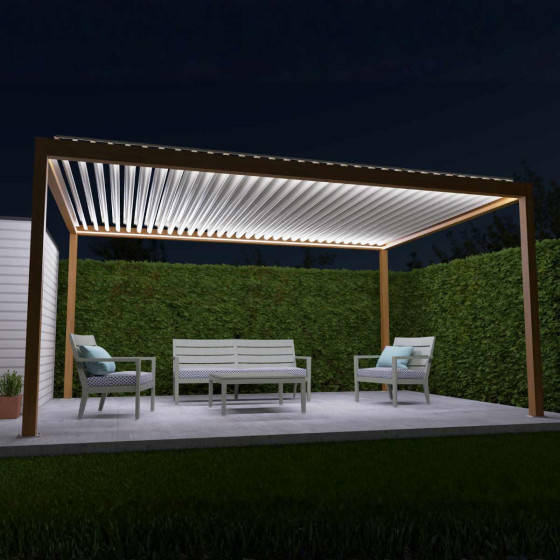 pergola bioclimatique autoportée