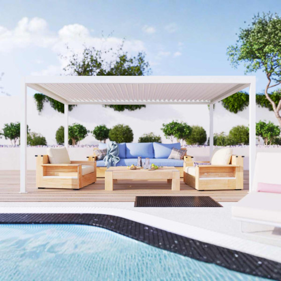 pergola bioclimatique autoportée