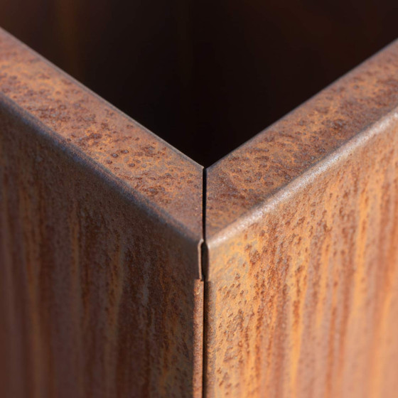 jardiniere acier corten Made in france