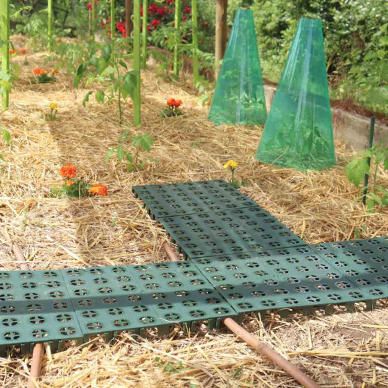 dalles de jardin pour potager