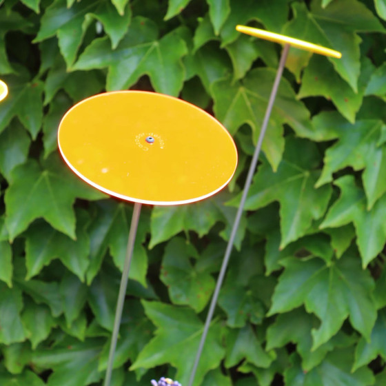 attrape soleil de jardin 2 jaune
